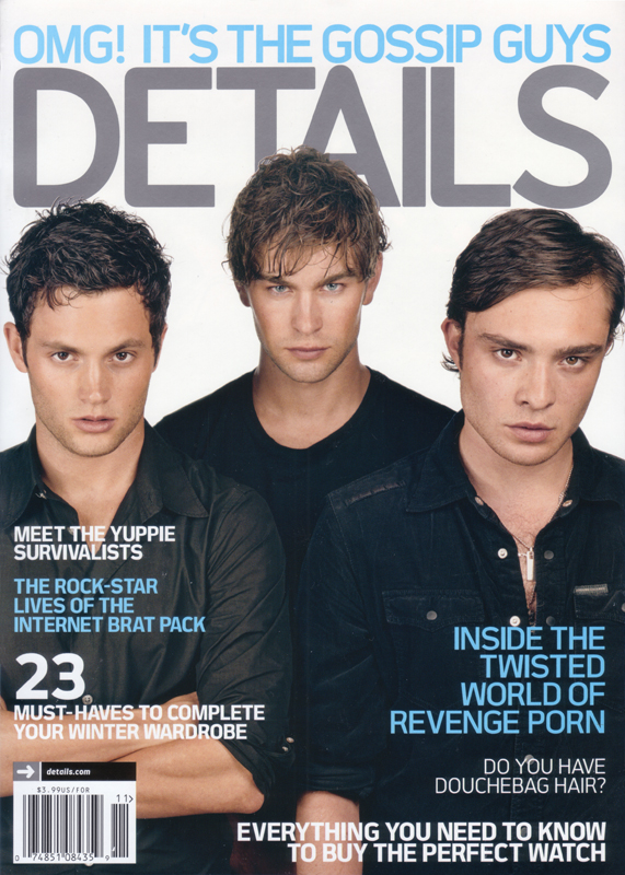 DETAILS magazine side cover  November 2008