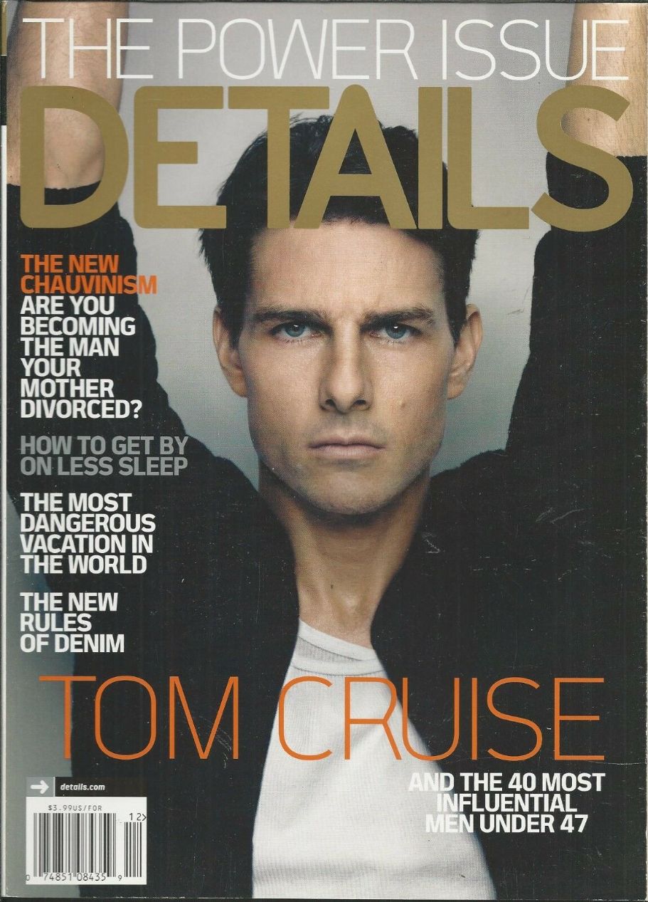 DETAILS magazine side cover  December 2008