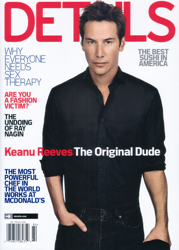 DETAILS magazine side cover Holidays 2008