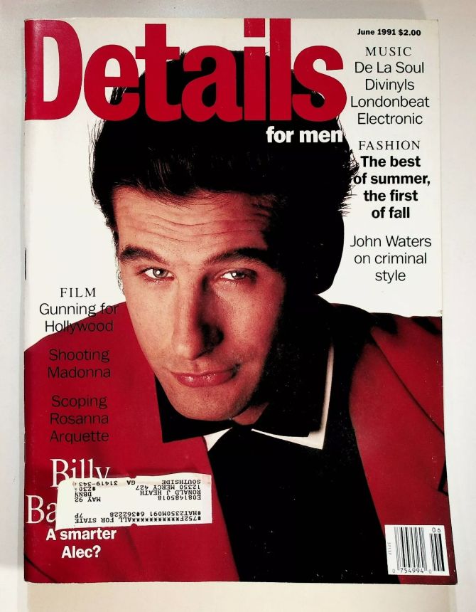 DETAILS magazine side cover  June 1991