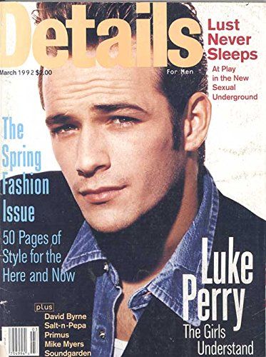 DETAILS magazine side cover  March 1992