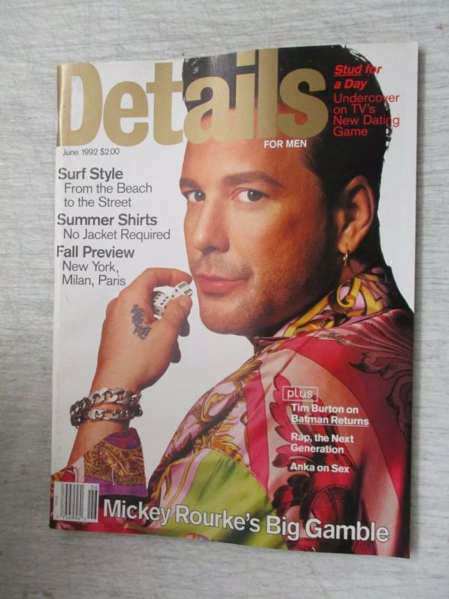 DETAILS magazine side cover  June 1992