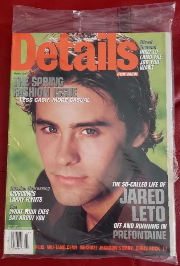 DETAILS magazine side cover  March 1997