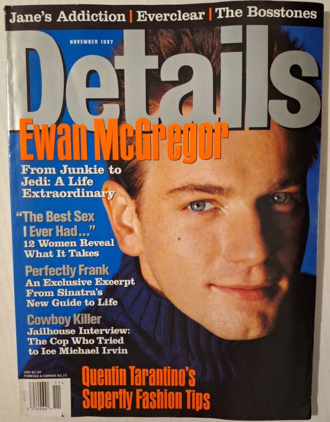 DETAILS magazine side cover  November 1997