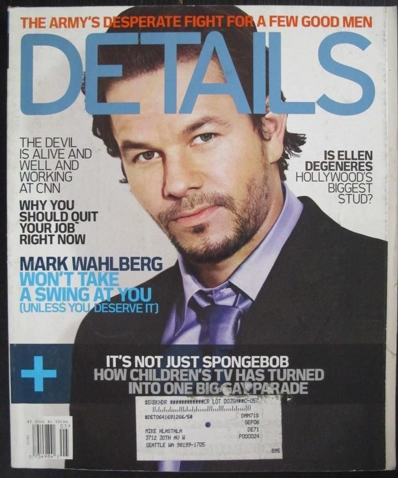 DETAILS magazine side cover  May 2005