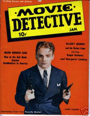 MOVIE DETECTIVE magazine side cover Issue 1 January 1942