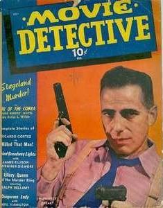MOVIE DETECTIVE magazine side cover Issue 2 February 1942