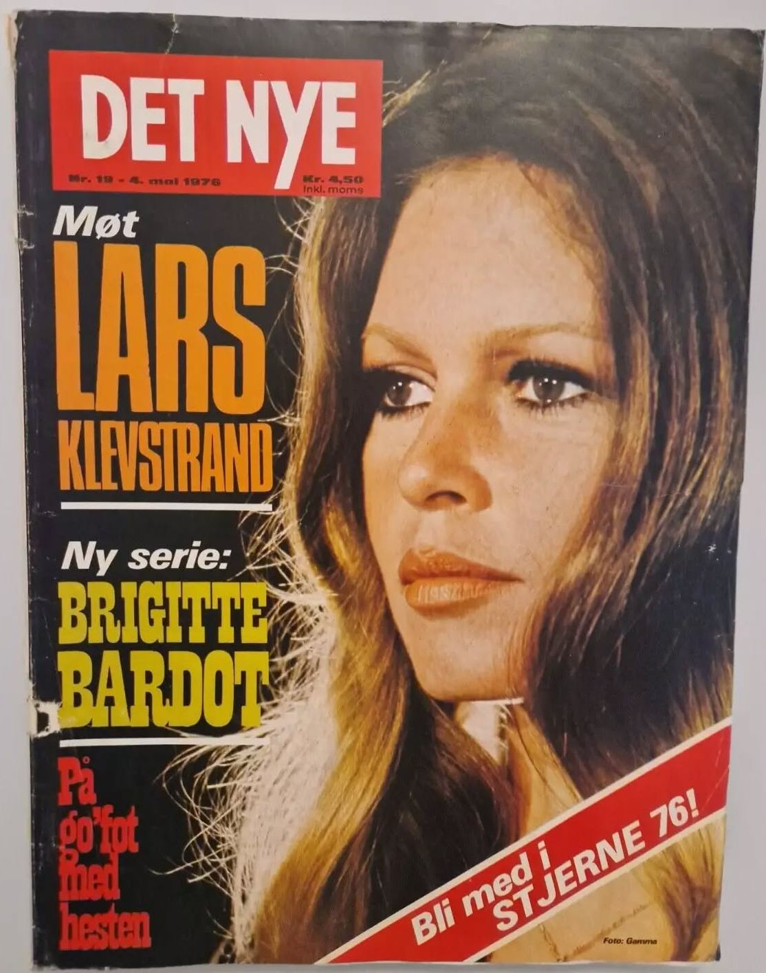 DET NYE magazine side cover Issue 19  May 1976