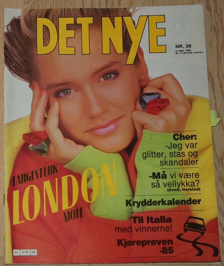 DET NYE magazine side cover Issue 36 3 September 1985