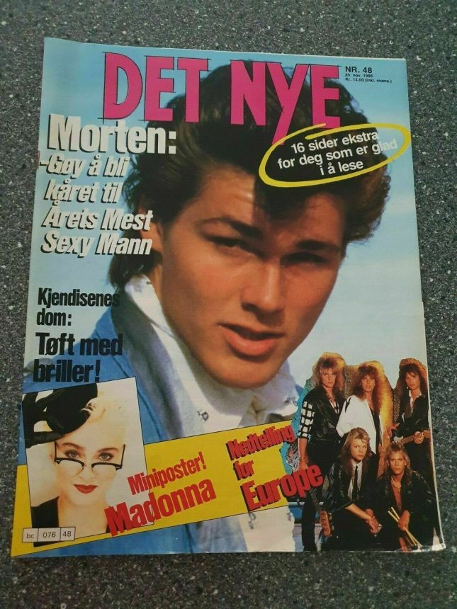 DET NYE magazine side cover Issue 48 25 November 1986