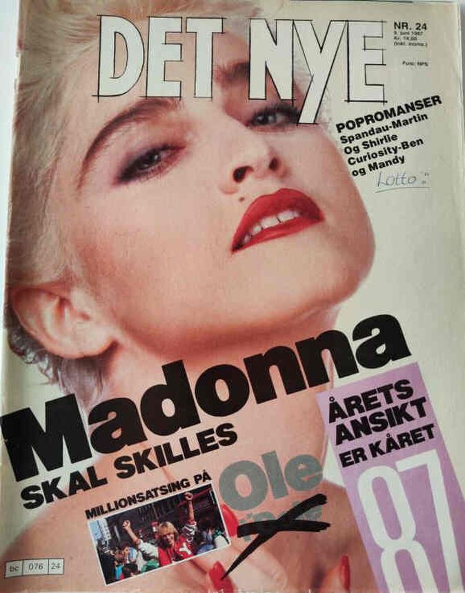 DET NYE magazine side cover Issue 24 9 June 1987