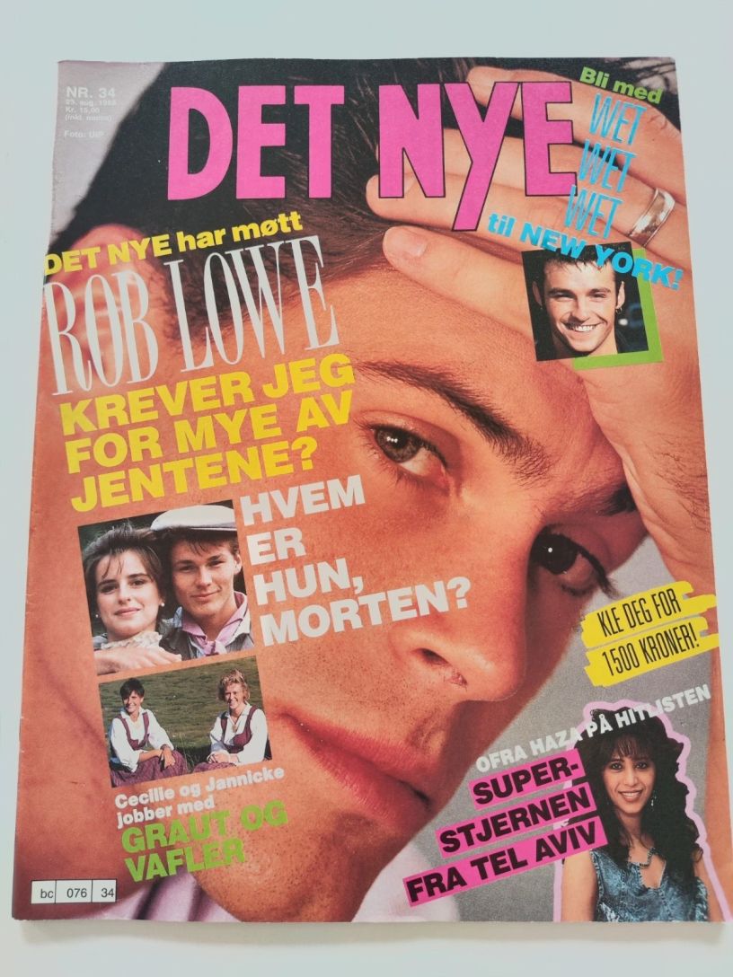 DET NYE magazine side cover Issue 34 23 August 1988