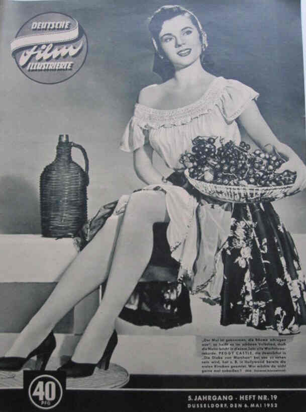 DEUTSCHE FILM ILLUSTRIERTE magazine side cover Issue 19 6 May 1952