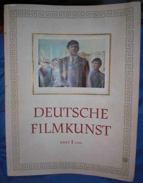 DEUTSCHE FILMKUNST magazine side cover Issue 1  1954