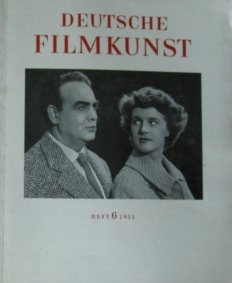 DEUTSCHE FILMKUNST magazine side cover Issue 6  1955