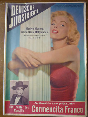 DEUTSCHE ILLUSTRIERTE magazine side cover Issue 38 19 September 1953