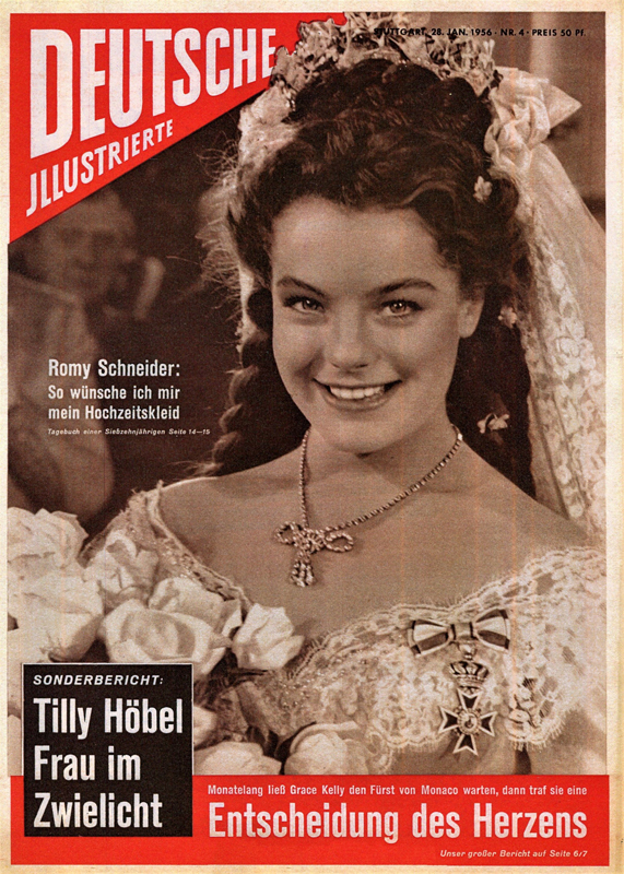 DEUTSCHE ILLUSTRIERTE magazine side cover Issue 4 28 January 1956
