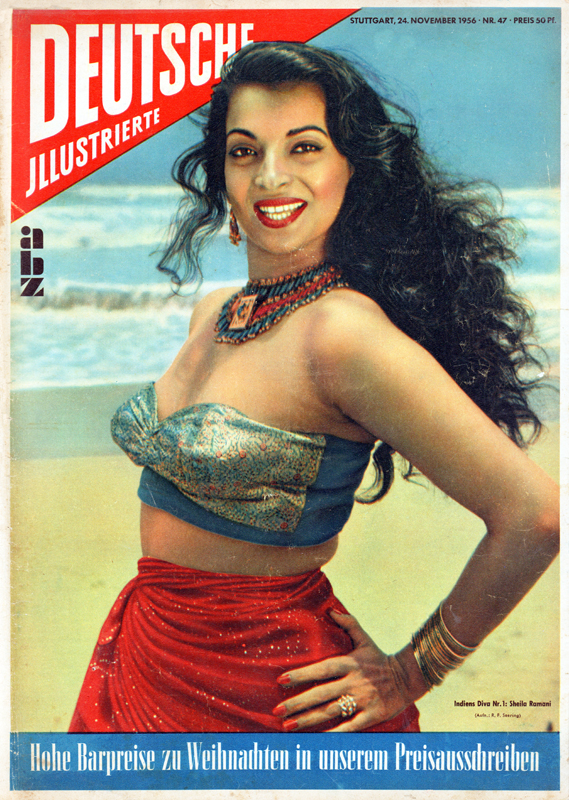DEUTSCHE ILLUSTRIERTE magazine side cover Issue 47 24 November 1956