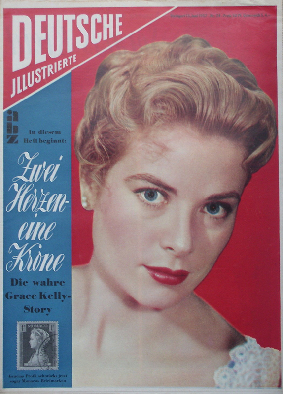 DEUTSCHE ILLUSTRIERTE magazine side cover Issue 24 13 June 1957