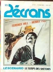 DEUX ECRANS | LES magazine side cover Issue 53  February 1983
