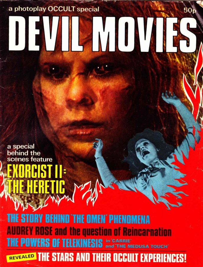 DEVIL MOVIES magazine side cover Issue 1  1978