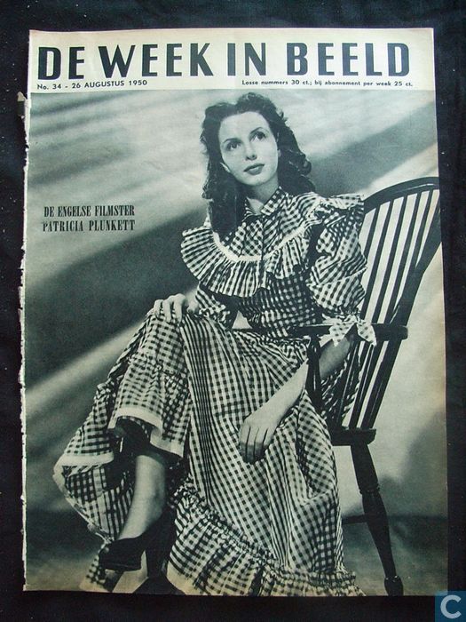 DE WEEK IN BEELD magazine side cover Issue 34 26 August 1950