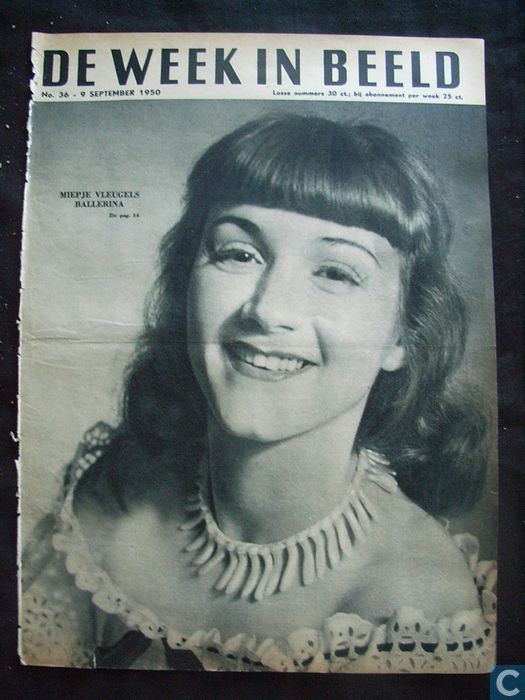 DE WEEK IN BEELD magazine side cover Issue 36 9 September 1950