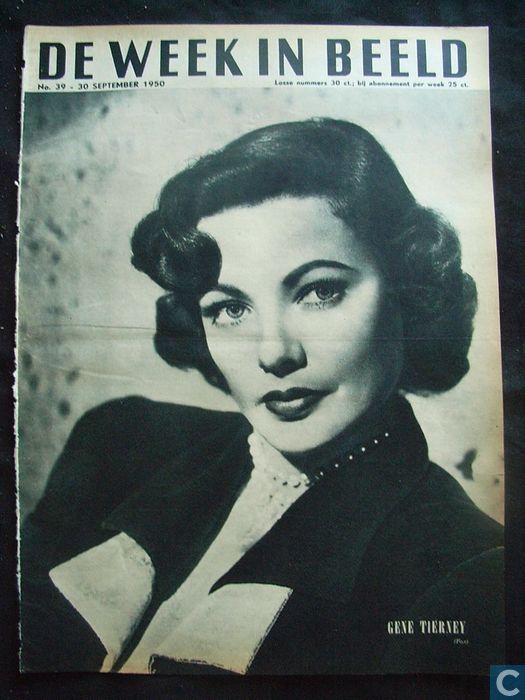DE WEEK IN BEELD magazine side cover Issue 39 30 September 1950