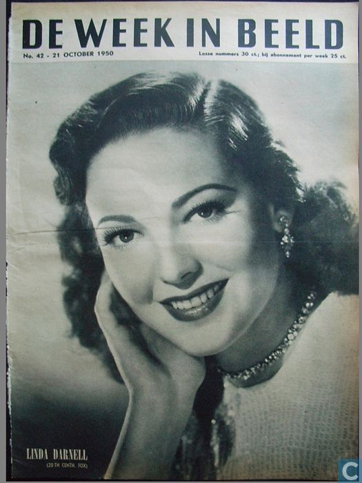 DE WEEK IN BEELD magazine side cover Issue 42 21 October 1950