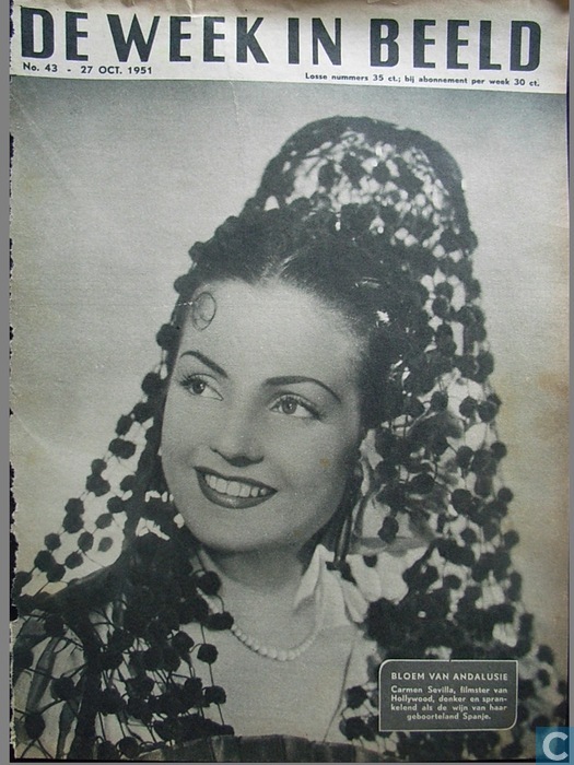 DE WEEK IN BEELD magazine side cover Issue 43 27 October 1951
