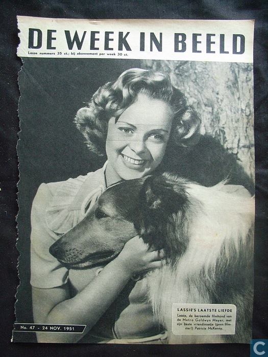 DE WEEK IN BEELD magazine side cover Issue 47 24 November 1951