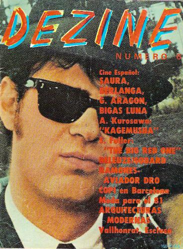 DEZINE magazine side cover Issue 6 November 1980