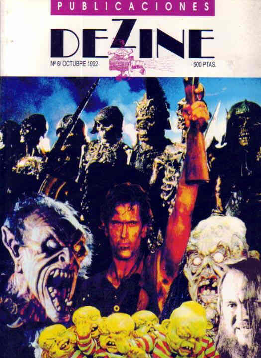 DEZINE (90s) magazine side cover Issue 6 October 1992