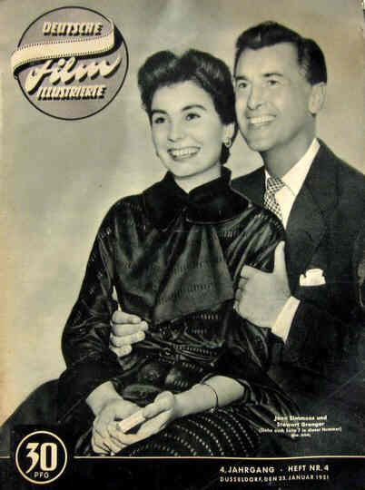 DEUTSCHE FILM ILLUSTRIERTE magazine side cover Issue 4 23 January 1951