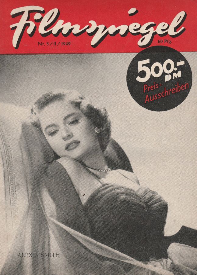 FILMSPIEGEL magazine side cover Issue 5   1949