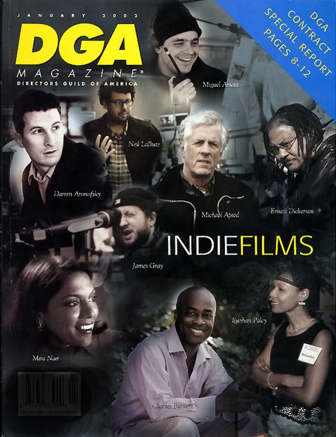 DGA magazine side cover January 2002