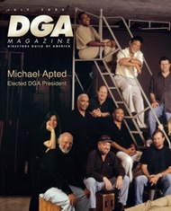 DGA magazine side cover July 2003