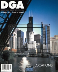 DGA magazine side cover November 2003