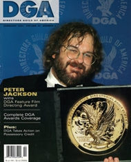DGA magazine side cover February 2004