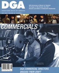 DGA magazine side cover May 2004