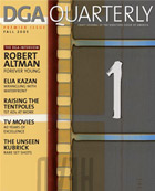 DGA magazine side cover Issue 1 September/October/November 2005
