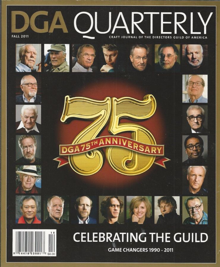 DGA magazine side cover Issue 25  Vol7#3 September/October/November 2011