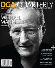 DGA magazine side cover Issue 26  Vol7#4 Dec./January/February 2011