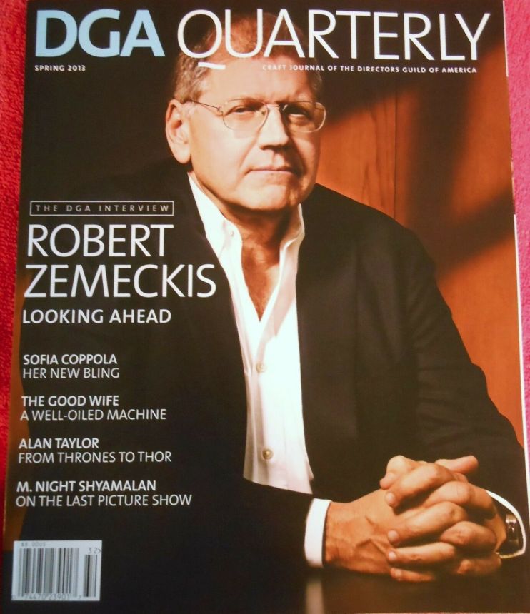 DGA magazine side cover Spring 2013
