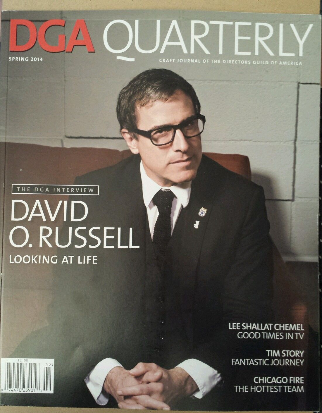 DGA magazine side cover Spring 2014