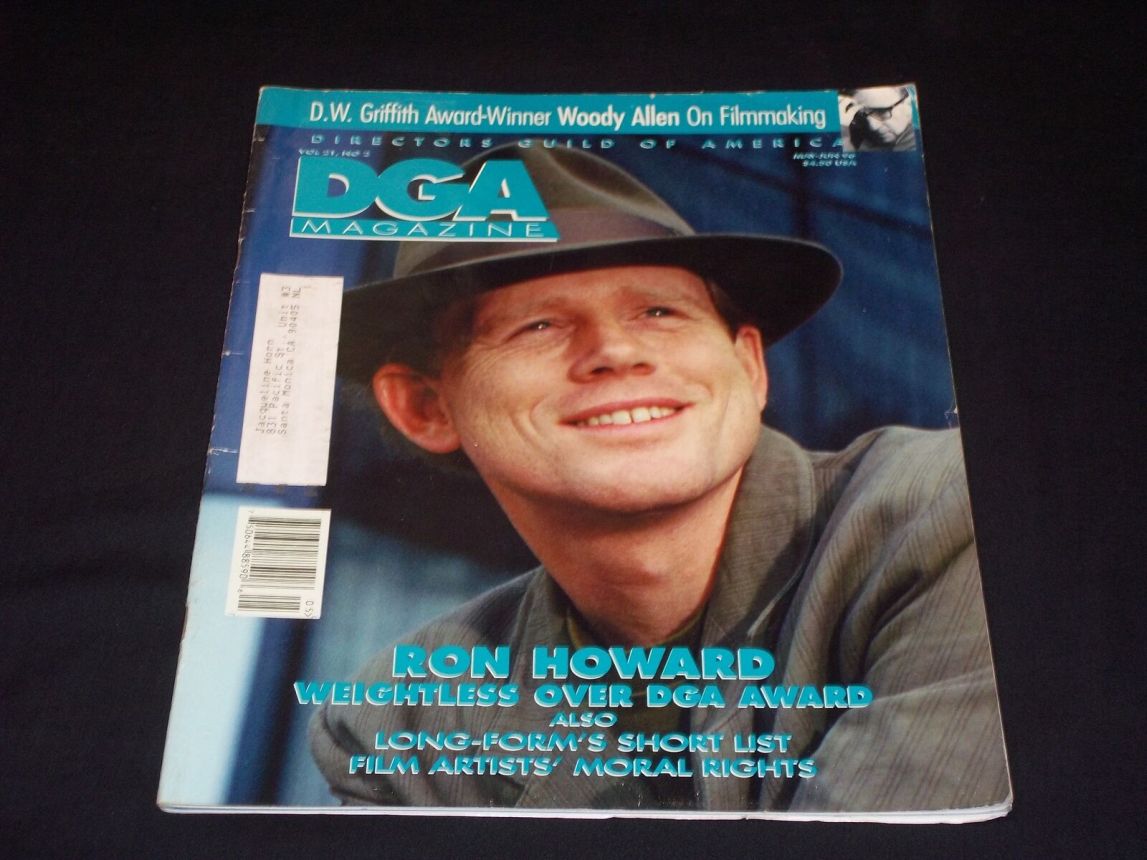 DGA magazine side cover  May/June 1996