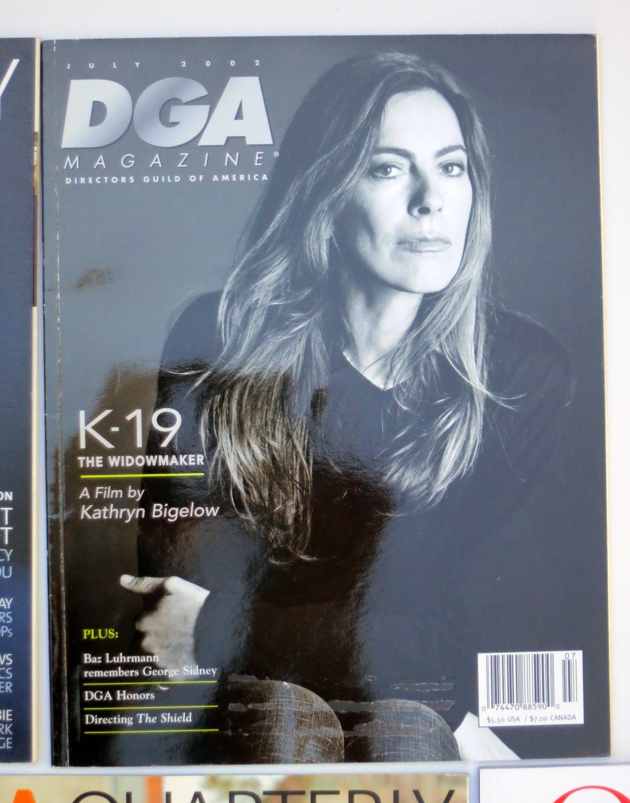 DGA magazine side cover  July 2002