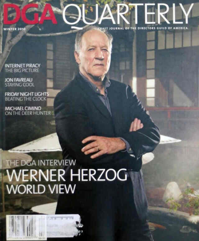DGA magazine side cover Winter 2010