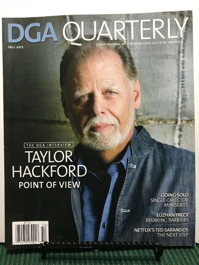 DGA magazine side cover Fall 2015