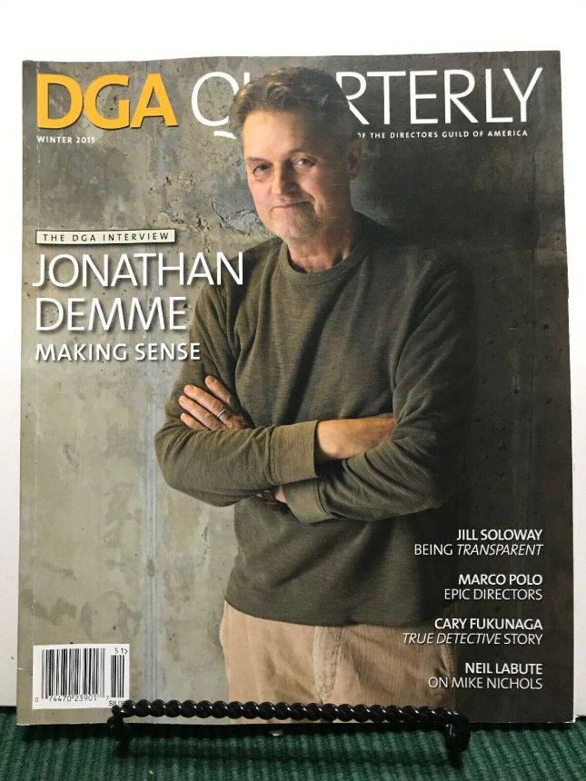 DGA magazine side cover Winter 2015